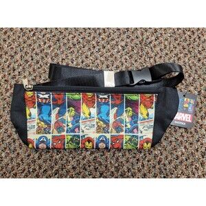 Marvel Classic Fannie Pack Superheroes Adjustable Strap Waist Pack (Unisex)